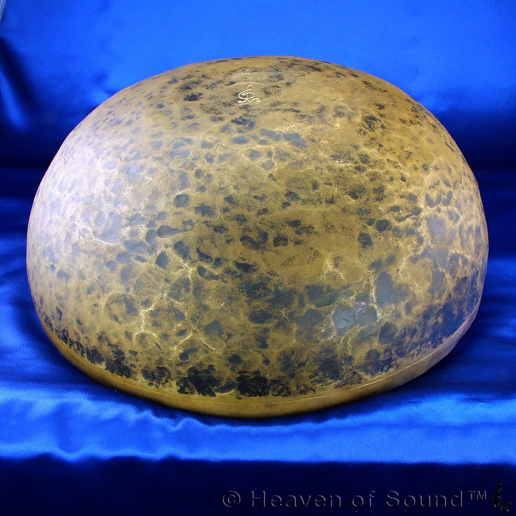 Giant Bengali singing bowl #0768 "Lilith w/Bio Intellectual  overtone" for yoga, group meditation & sound baths, only at Heaven of Sound