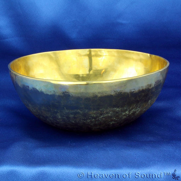 Bengali "Dolphin" + "Lilith"  Singing Bowl #2435 for Joy, Well-being & Self Knowledge, certified healing bowl from Heaven of Sound