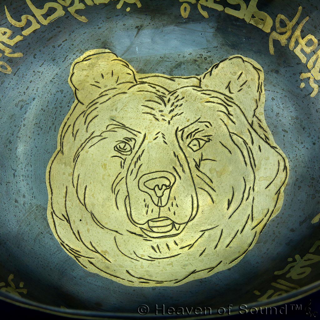 Native American Spirit singing bowl "Neptune + Sacral Chakra" #BNAH5223 @ Heaven of Sound - 3