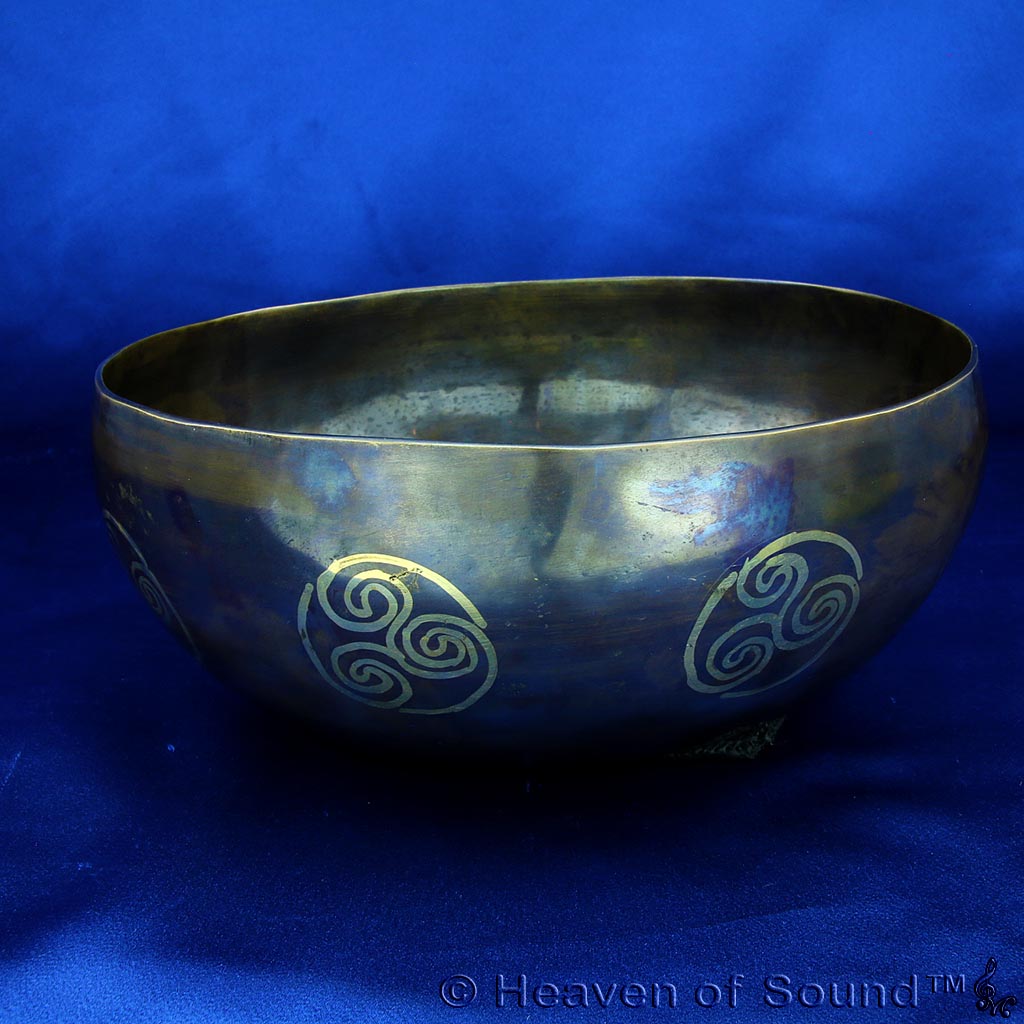 Native American Spirit singing bowl "Neptune + Sacral Chakra" #BNAH5223 @ Heaven of Sound - 4