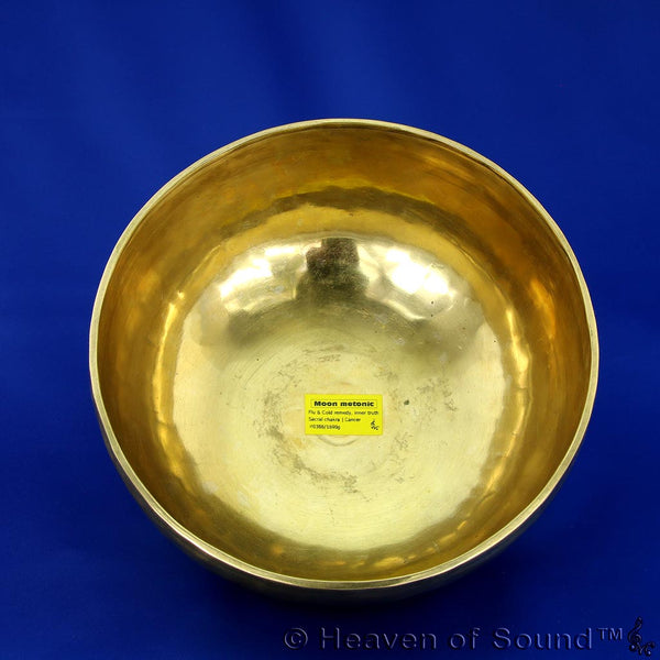Hand hammered singing bowl for colds or flu