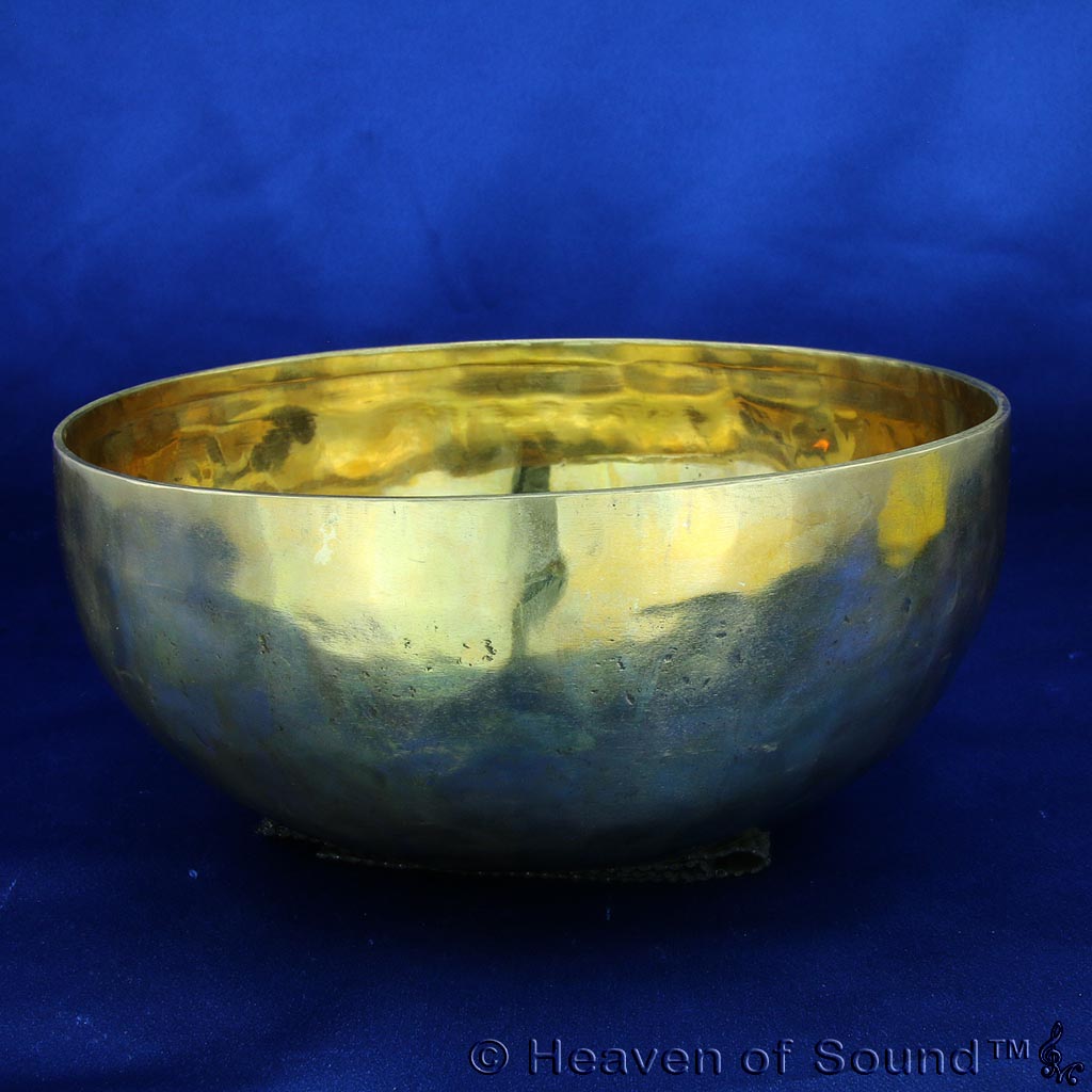 Polished "Dolphin" & "Steiner Sun" singing bowl #5422 for Joy & primal trust at Heaven of Sound - 2