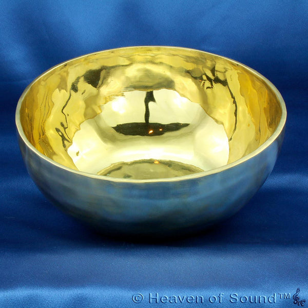 Certified polished Saturn singing bowl for joints, stability and borders from Heaven of Sound - 1