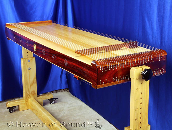 Double -sided Master Class Monochord with height adjustable stand, custom handcrafted at Heaven of Sound - 1