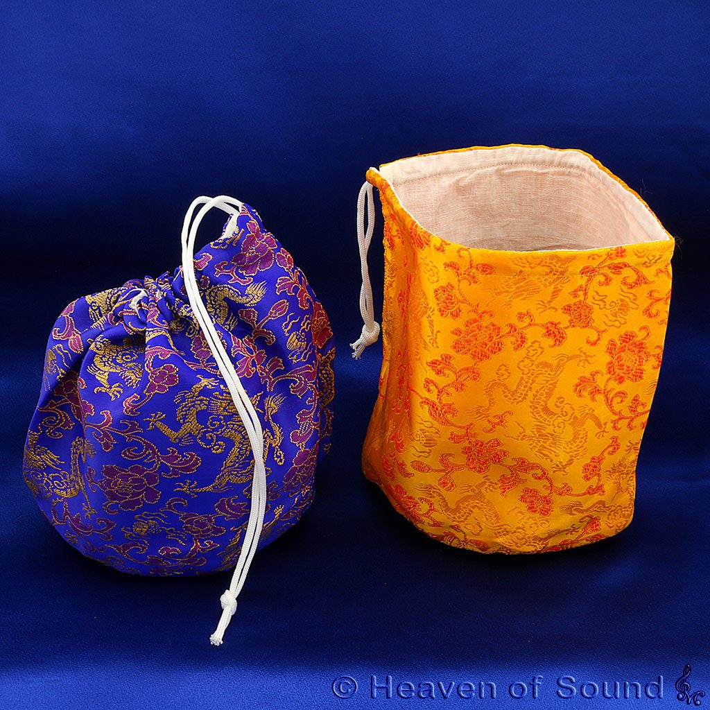 Silk Bag for Singing Bowls or Accesories  - Heaven of Sound - 2