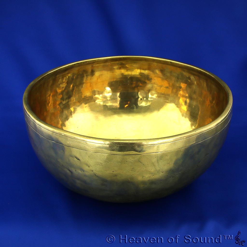 giant hand hammered singing bowl