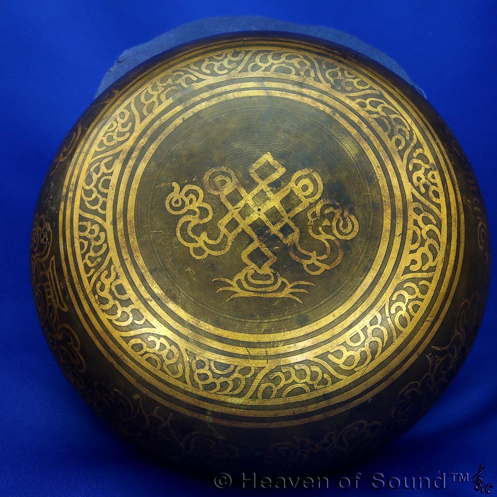 Hand cast Buddha singing bowl - 06