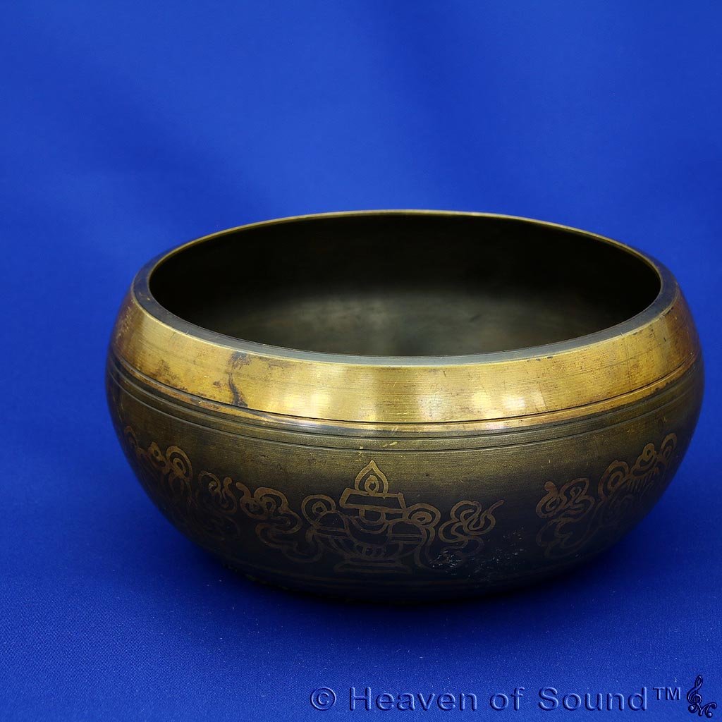 Hand cast Buddha singing bowl - 04