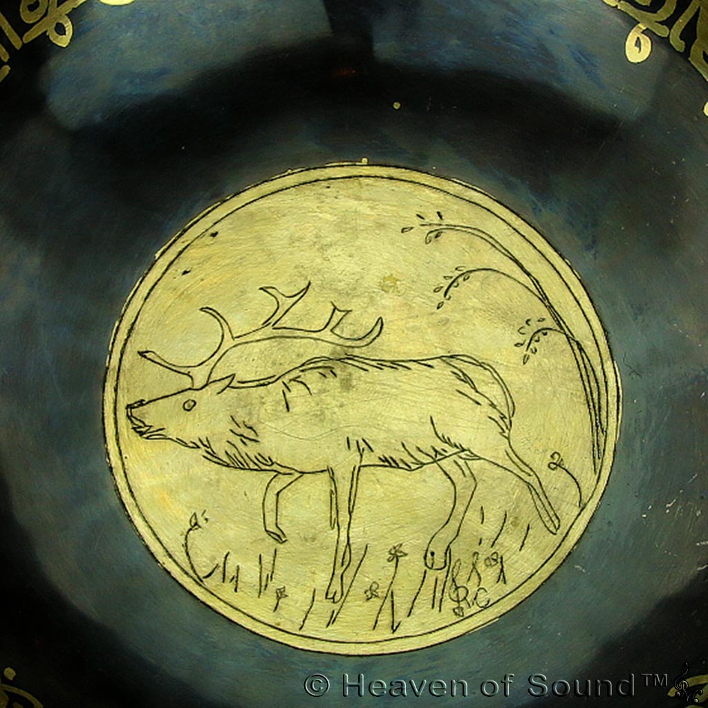 Native American Spirit planetary singing bowl "Dolphin tone", #BNAH2319, from Heaven of Sound - 3