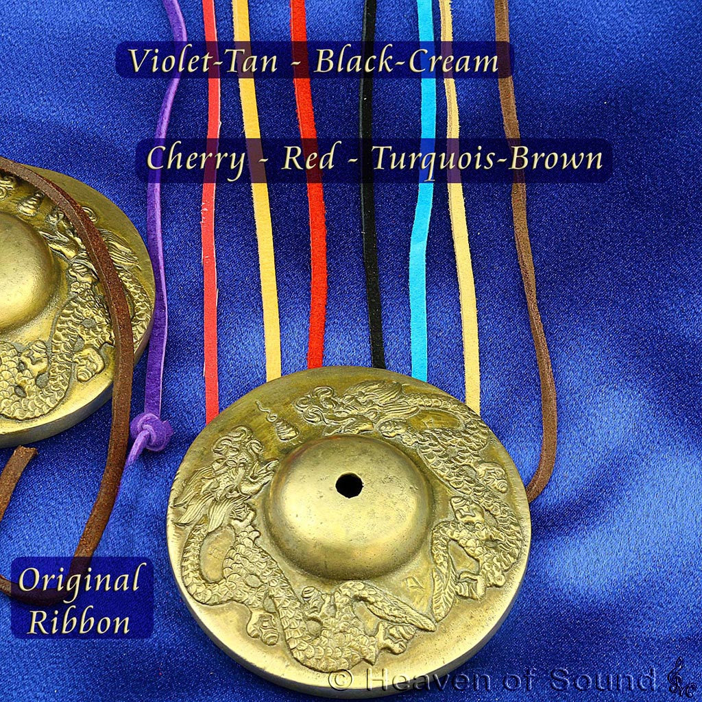 Colored Suede Straps for Tingshas / Tibetan Cymbals  - Heaven of Sound - 1