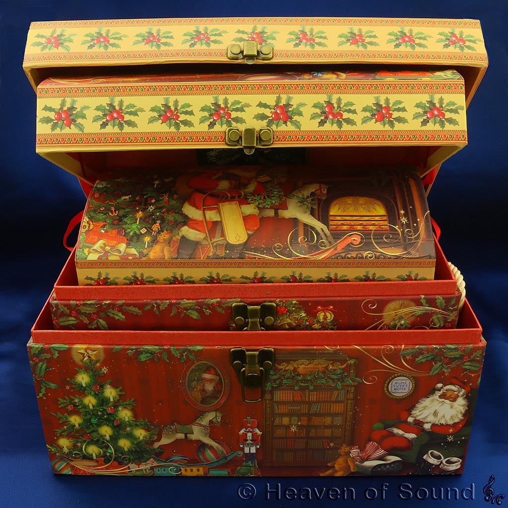 Christmas Gift Boxes for wrapping your Tibetan Singing Bowls & ... Chest / Small - Heaven of Sound - 2
