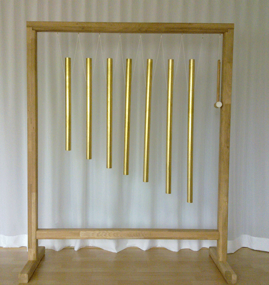 Custom mase Tubular Bell Chimes with wooden stand from Heaven of Sound - 1