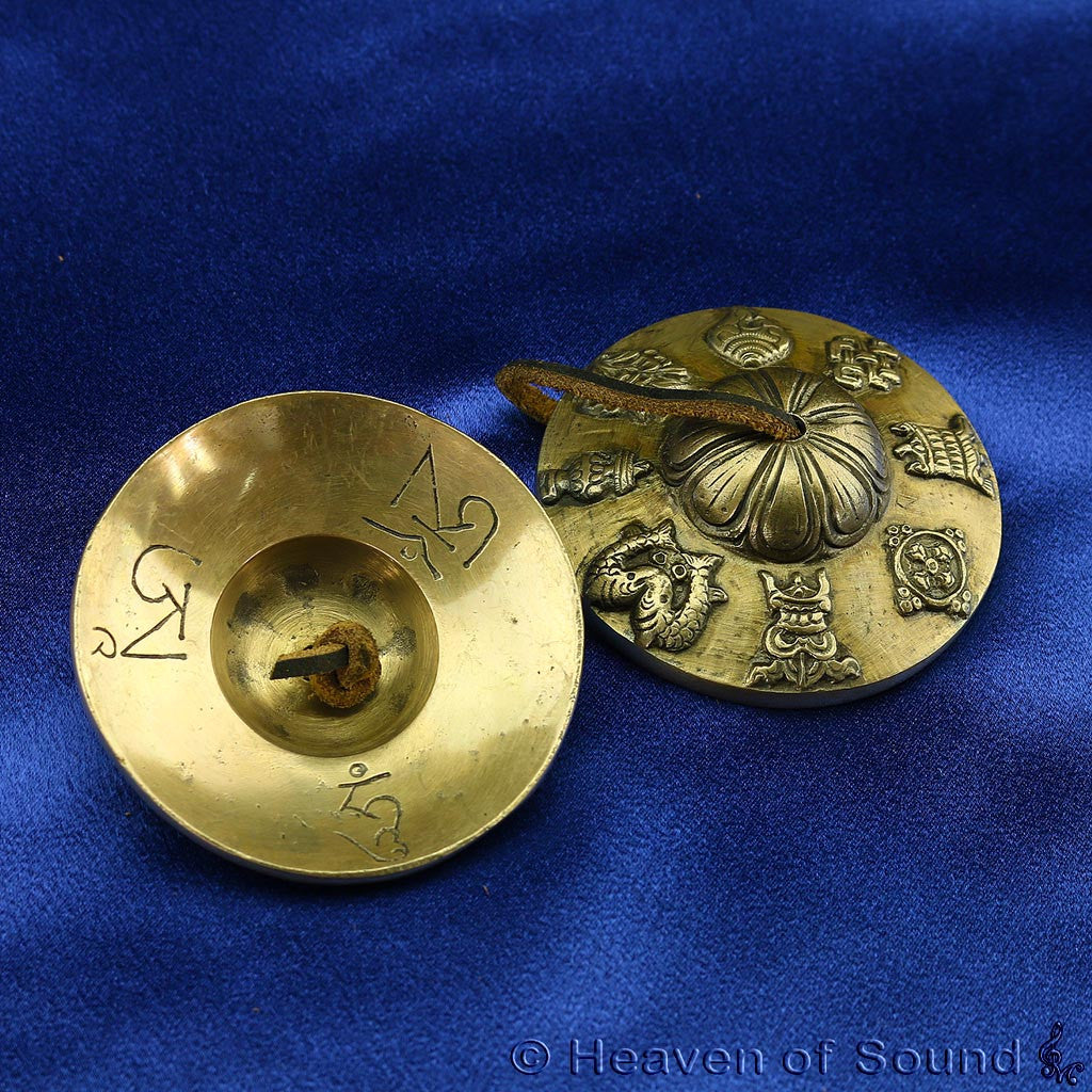 Tingsha / Tibetan Cymbal Ashtamangala  - Heaven of Sound - 7
