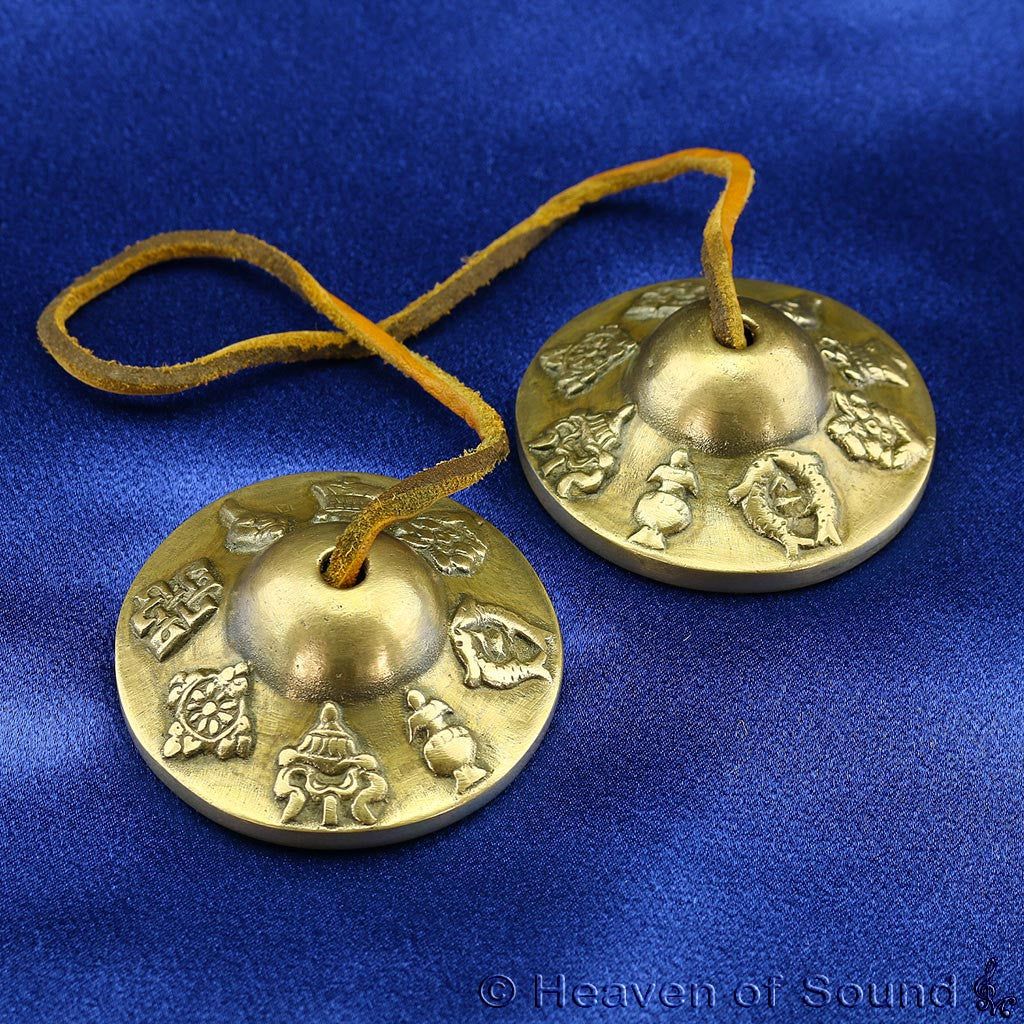 Tingsha / Tibetan Cymbal Ashtamangala  - Heaven of Sound - 4