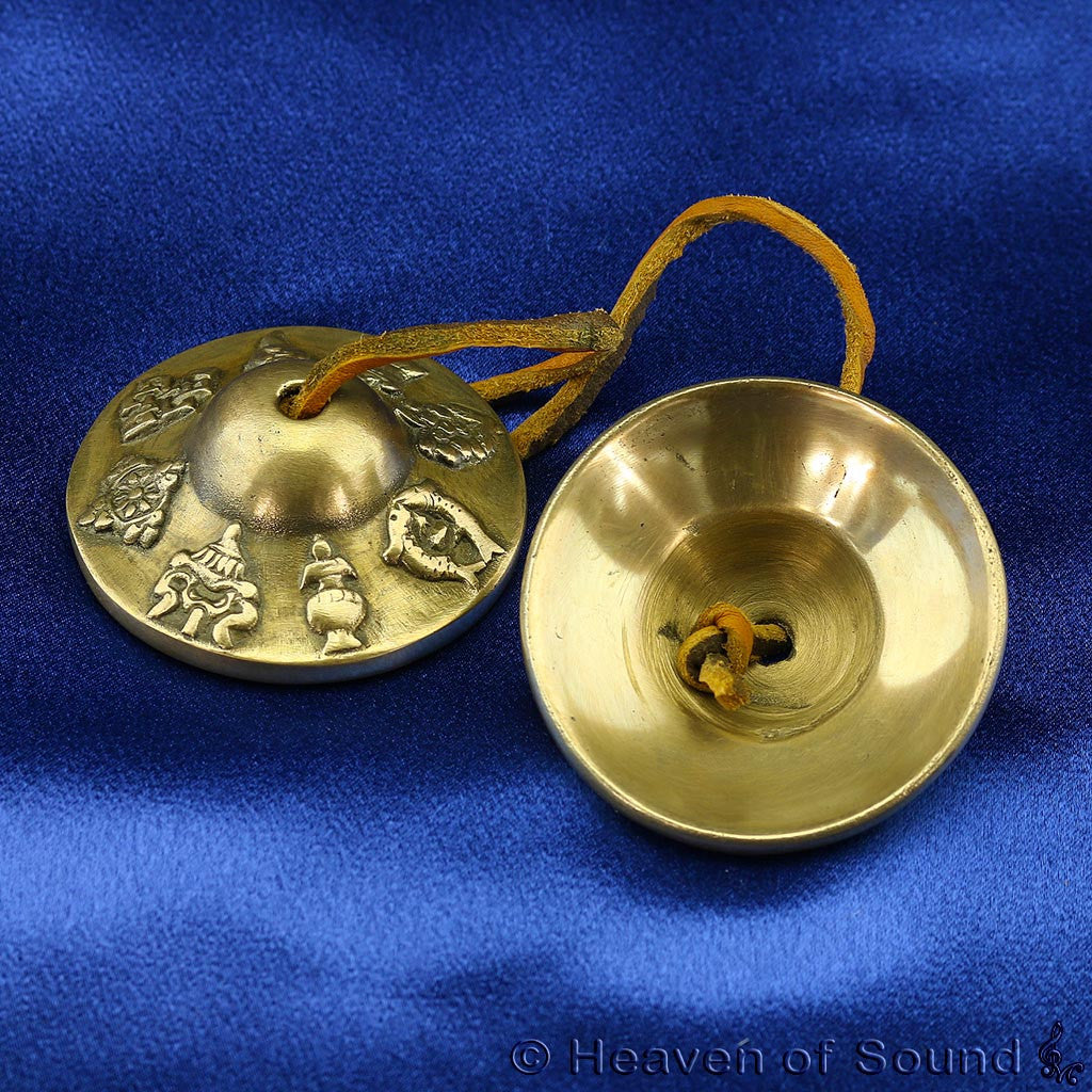 Tingsha / Tibetan Cymbal Ashtamangala  - Heaven of Sound - 5