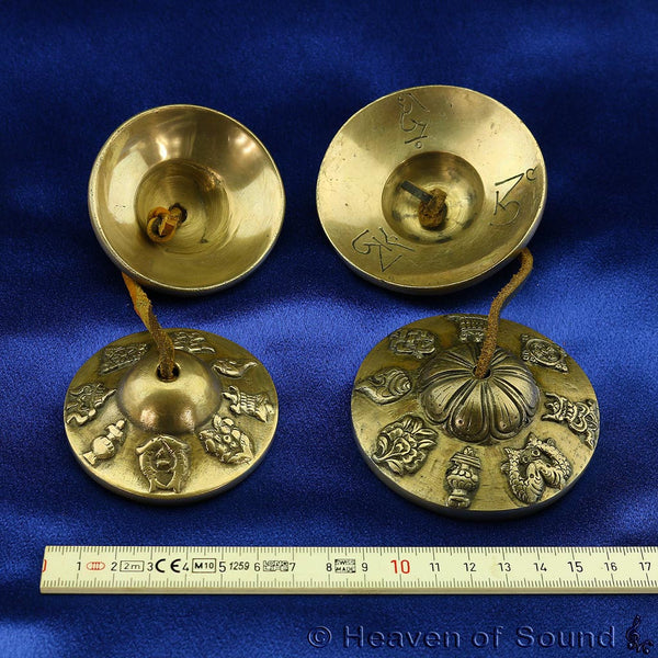 Tingsha / Tibetan Cymbal Ashtamangala  - Heaven of Sound - 1