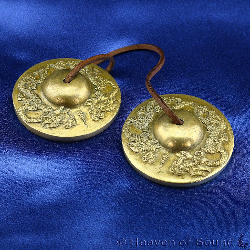 Tingsha / Tibetan Cymbals Dragon  - Heaven of Sound - 6