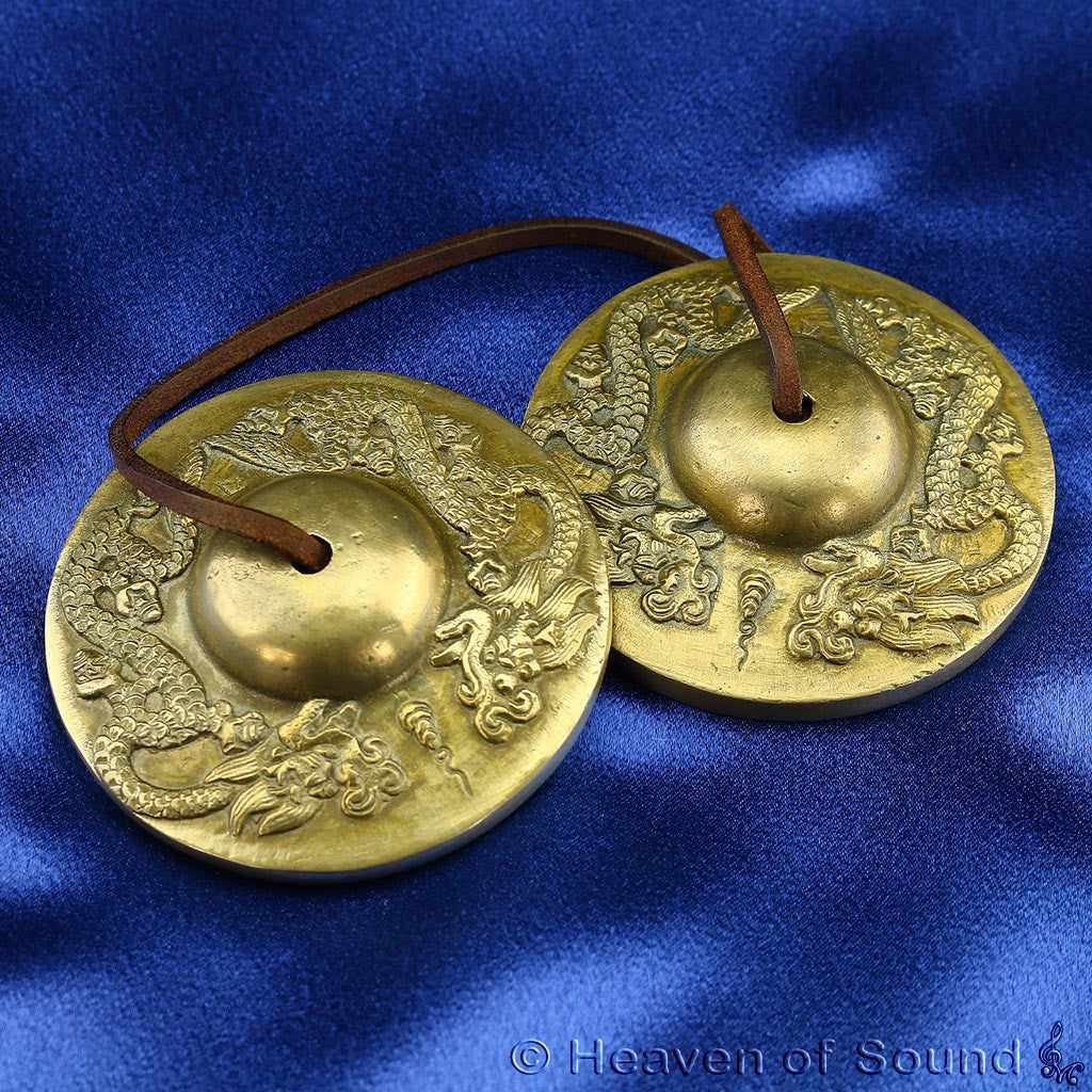 Tingsha / Tibetan Cymbals Dragon Large - Heaven of Sound - 3