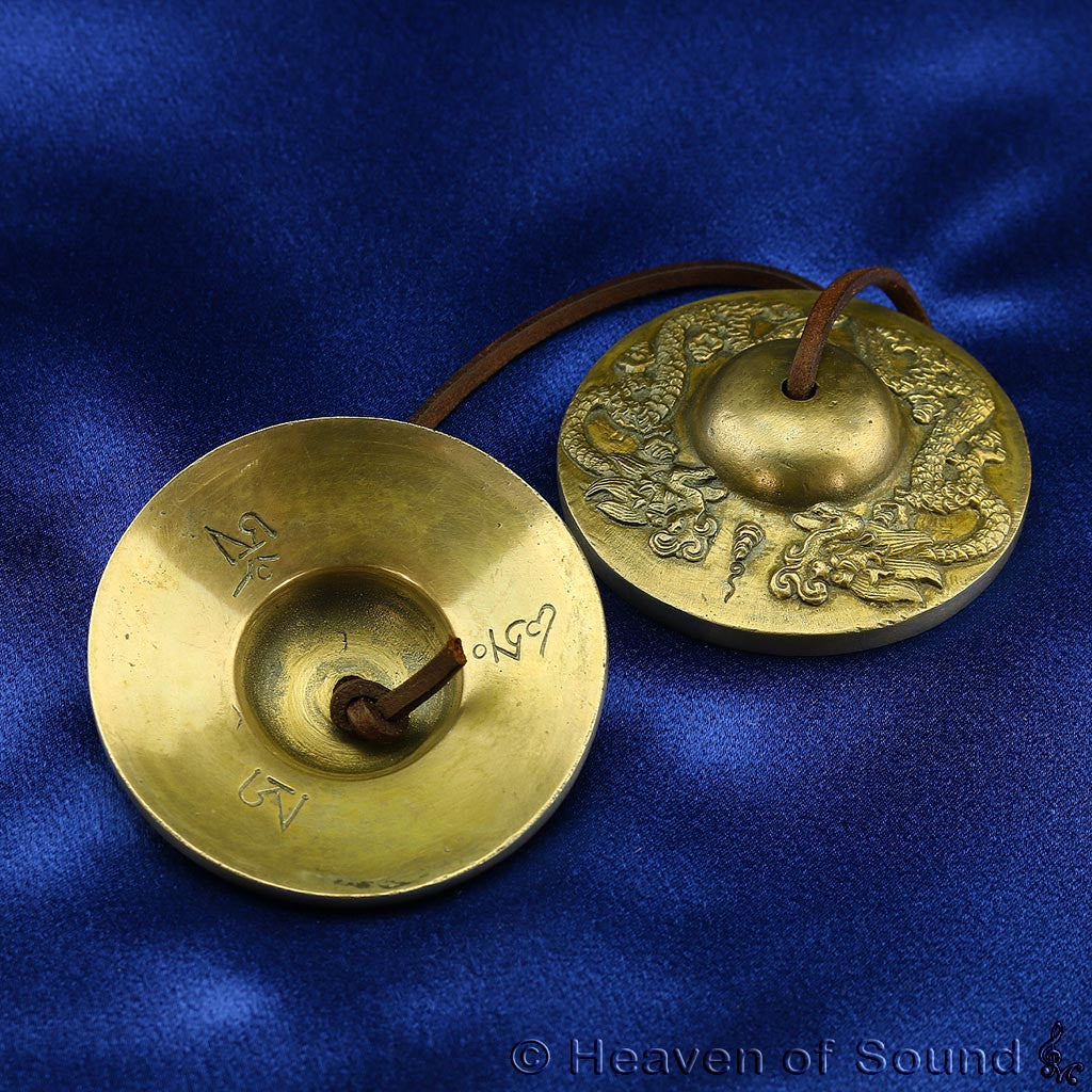 Tingsha / Tibetan Cymbals Dragon  - Heaven of Sound - 7