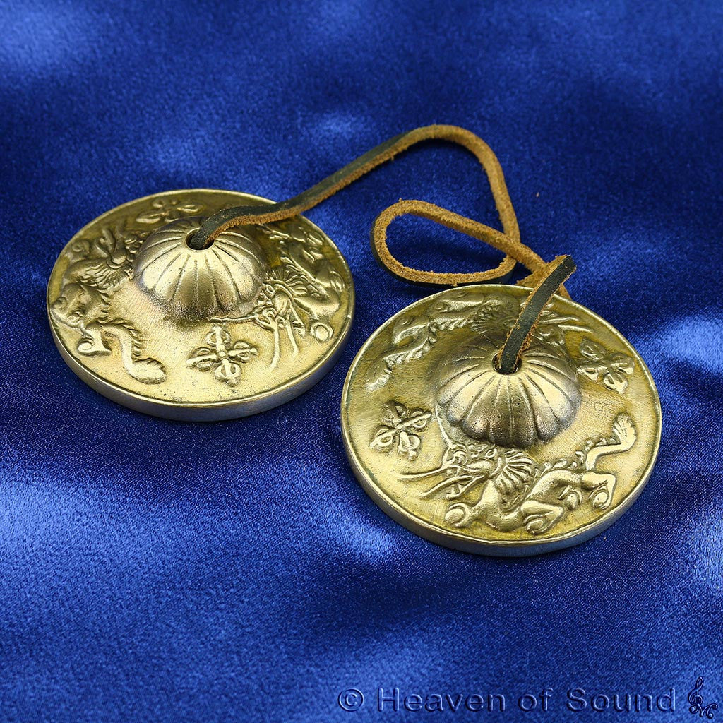 Tingsha / Tibetan Cymbals Dragon  - Heaven of Sound - 4