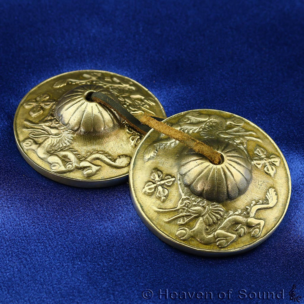 Tingsha / Tibetan Cymbals Dragon Medium - Heaven of Sound - 2